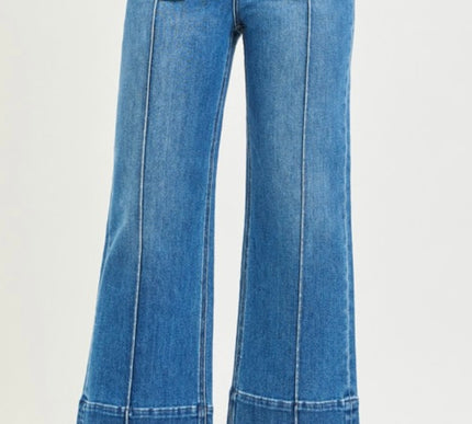 Risen Denim High Rise Pocket Front Jeans- Medium