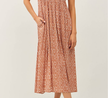 Santa Cruz Printed Midi Sundress