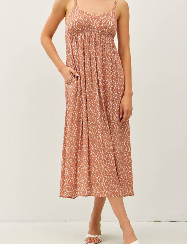 Santa Cruz Printed Midi Sundress