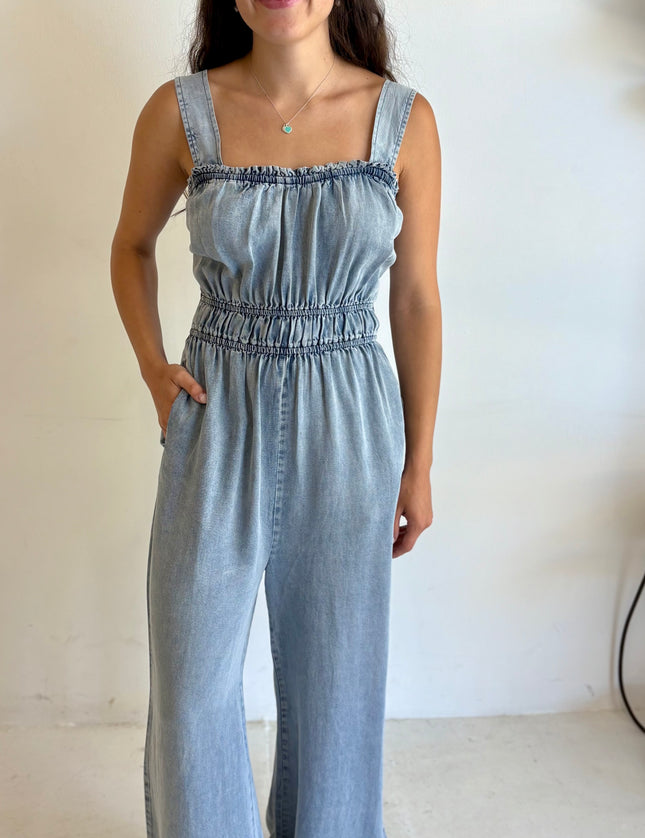 Avery Washed Tencel Jumpsuit