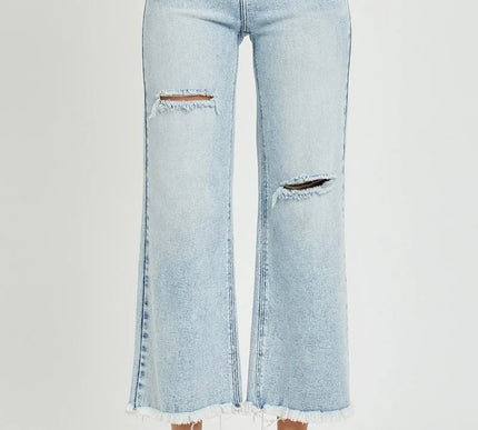 Risen denim high waist cropped Jean Style # RDP5511ch