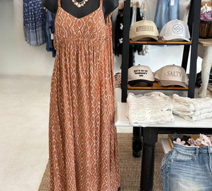 Santa Cruz Printed Midi Sundress