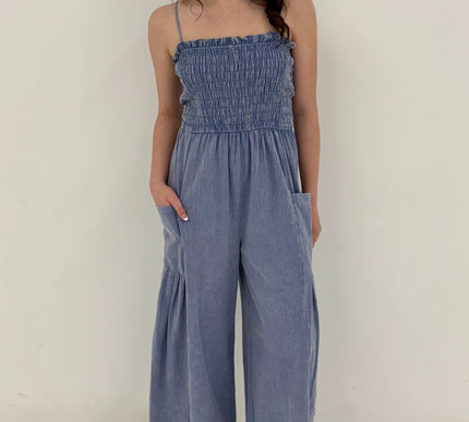 Saratoga Smocked Jumpsuit