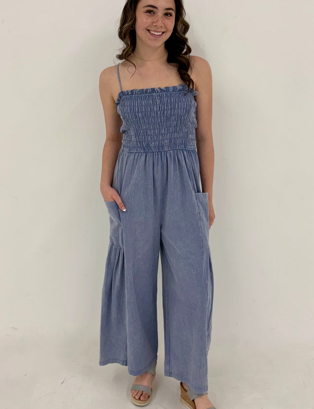 Saratoga Smocked Jumpsuit