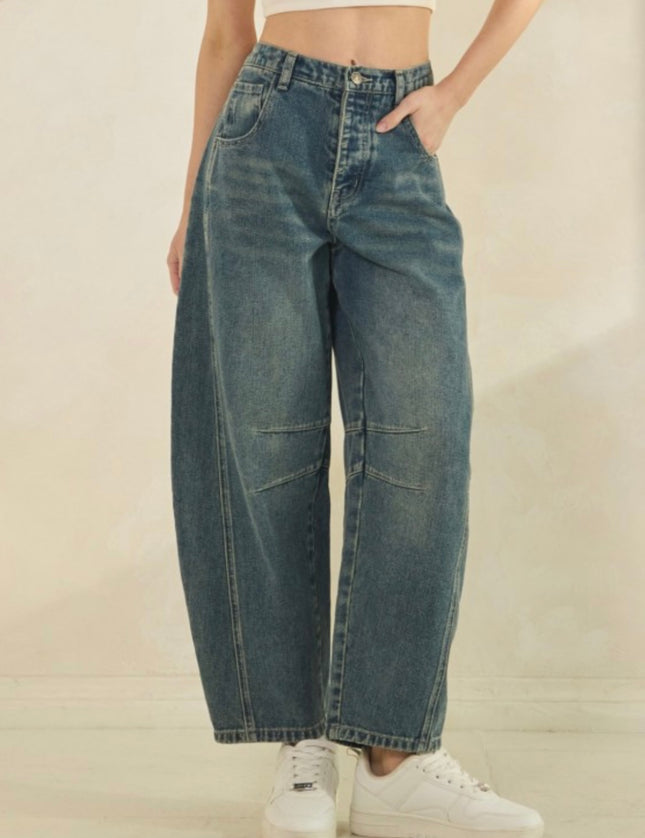 Leesa Barrel Denim