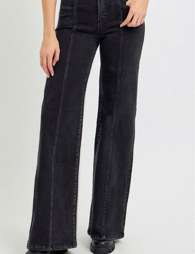 Mid Rise Seam Front Jeans- RISEN Denim