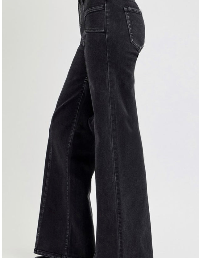 Mid Rise Seam Front Jeans- RISEN Denim