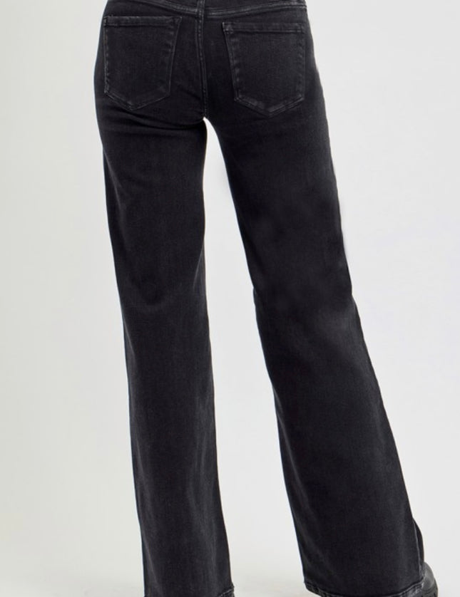 Mid Rise Seam Front Jeans- RISEN Denim