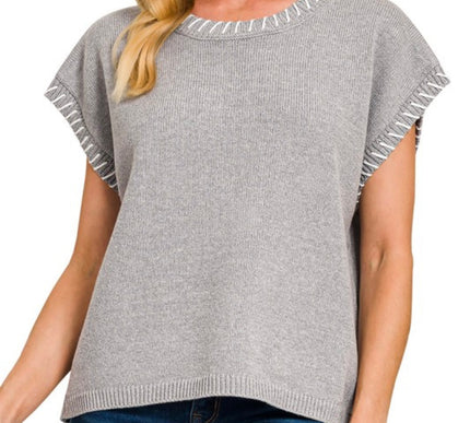 Santa Clara Oversized Sweater Vest