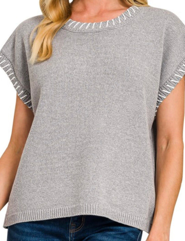 Santa Clara Oversized Sweater Vest