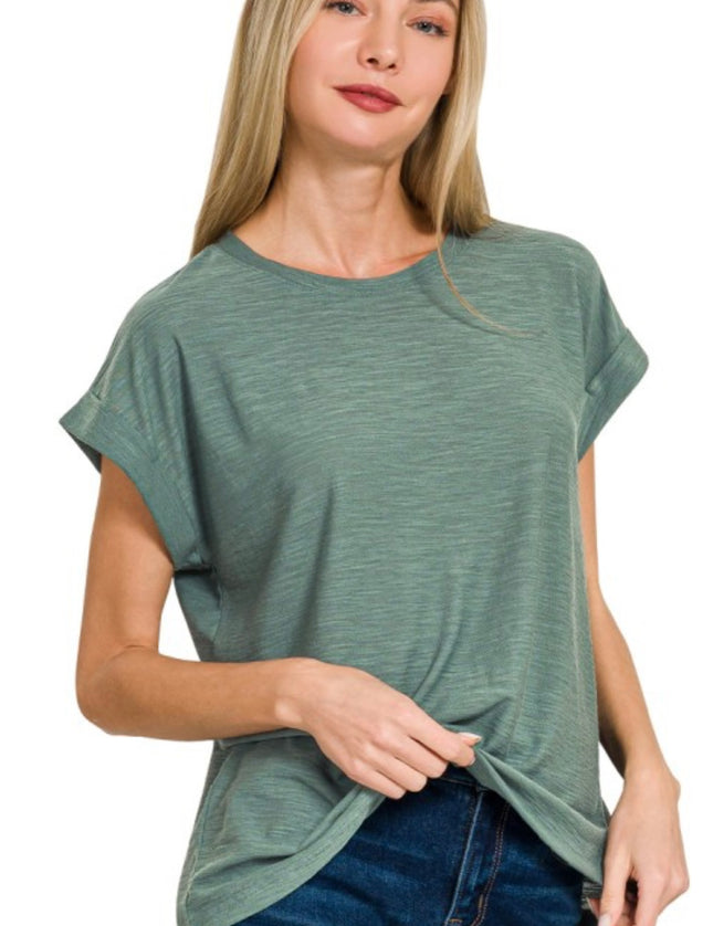 Stella Cuffed Sleeve Tee