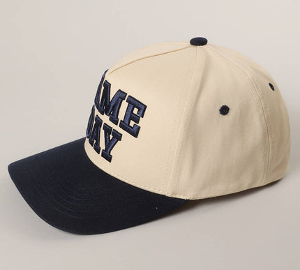 GAME DAY 3D Letter Embroidered Two-Tone Trucker Hat