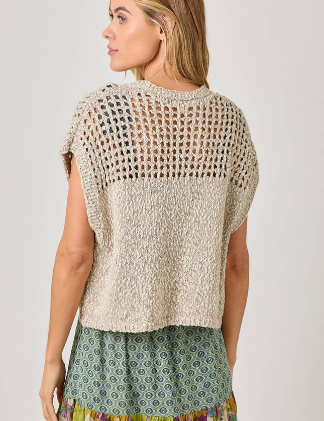 Annie  Open Front Knit Cardigan