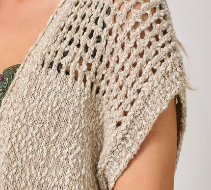 Annie  Open Front Knit Cardigan