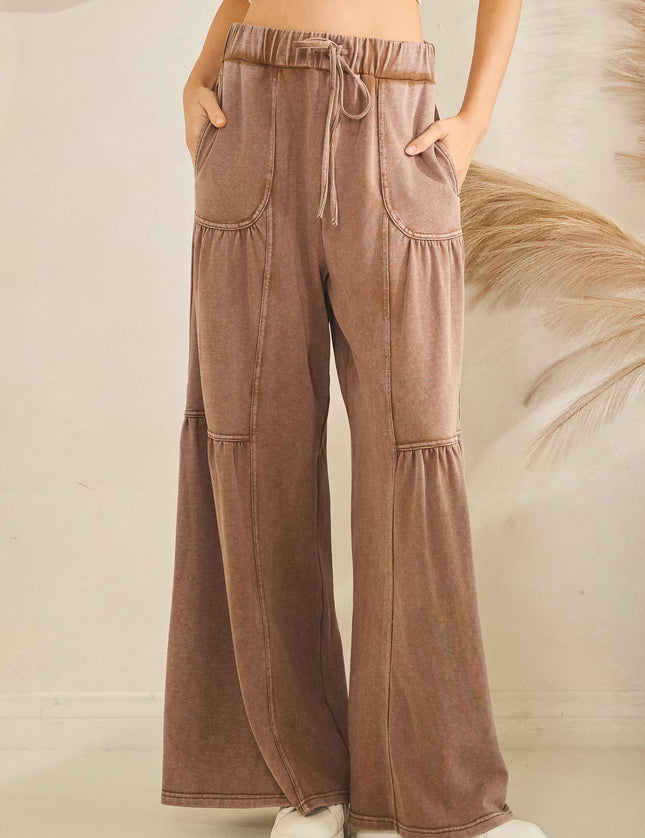 Santa Cruz Washed Tiered Drawstring Pants