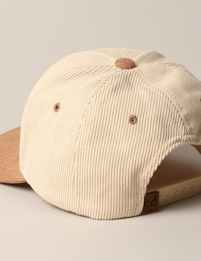 Sounds like Bullshit Corduroy Trucker Baseball Cap