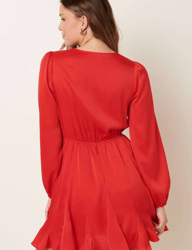 Little Black Pleated Skirt Dress